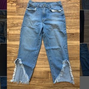 Carmar denim frayed size 27